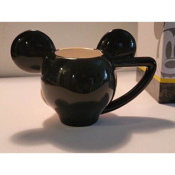 Disney Mickey Mouse Sculpted Ceramic Mug 20oz 3D Character Face Cup New in Box - Picture 9 of 10